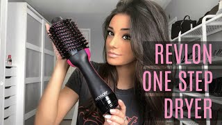 REVLON ONESTEP HAIR DRYER  Review amp Tutorial [upl. by Eniotna]