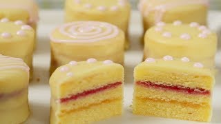 Petit Fours Recipe Demonstration  Joyofbakingcom [upl. by Artie]