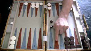 Beginner Backgammon Tutorial  4  Bearing Off [upl. by Eimilb457]