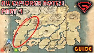 ARK SURVIVAL EVOLVED THE ISLAND ALL EXPLORER NOTES PART 4 [upl. by Zampino155]