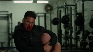 Marvels The Punisher Season 2 Gym Fight scene 1080p [upl. by Urbain275]