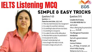 IELTS Listening MCQ  Simple amp Easy Trick [upl. by Shay751]