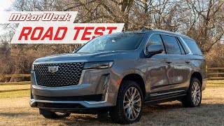 The 2021 Cadillac Escalade is More Than Just an Upscale Tahoe  MotorWeek Road Test [upl. by Ahtelrac]