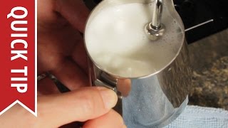 How to AutoFroth Milk for Lattes [upl. by Rice377]