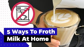 How To Froth Milk At Home Best Milk Frothers Review [upl. by Sobmalarah551]