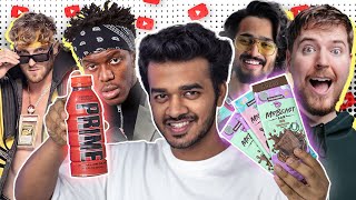 I Tried Famous YouTubers Brands in India 🇮🇳 [upl. by Trinl]