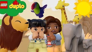 LEGO DUPLO  Learning Animals  Learning For Toddlers  Nursery Rhymes  Cartoons and Kids Songs [upl. by Anerb]