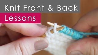 4 Steps to KFB Knit Front and Back for Beginners [upl. by Beaner212]