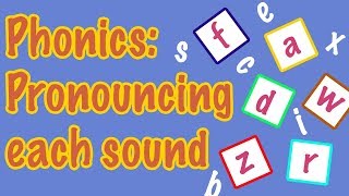 English Letter Pronunciation  Phonics [upl. by Yacano649]