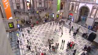 Flashmob Do Re Mi  Antwerp Train Stationflv [upl. by Inesita]