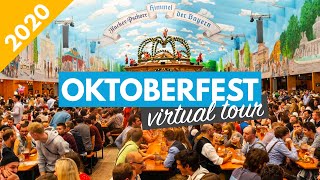 OKTOBERFEST VIRTUAL TOUR  Experience Oktoberfest in Munich w a Local ft Tents Food Rides [upl. by Emery]