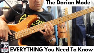 The Dorian Mode  GREAT For Funk Jazz amp Rock Bass [upl. by Eelnyl]