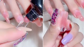 DIY Fiberglass Silk Nail Extension 2021 [upl. by Cassandre]