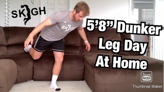 58quot Dunker Workout Jump Higher At Home NO EQUIPMENT [upl. by Millicent]