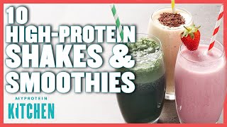 10 Delicious HighProtein Shake amp Smoothie Recipes  Myprotein [upl. by Reichel]