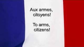 quotLa Marseillaisequot  France National anthem French amp English lyrics [upl. by Collier113]