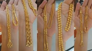 Latest Gold Chain Designs For Women  Gold Chain Necklace [upl. by Meares923]