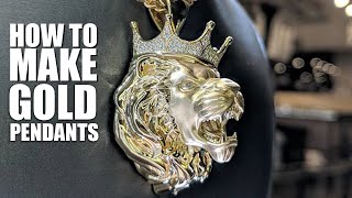 How To Make Gold Pendants Galleries  Logos amp Branding How To Make Jewelry [upl. by Aniaz]