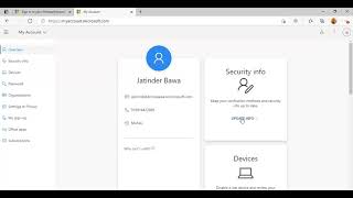 How to Change your default security info method from Microsoft Authenticator App [upl. by Eisyak]