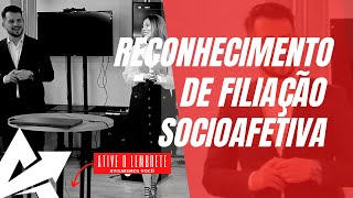 DIREITO DE FAMÍLIA Reconhecimento de filiação socioafetiva [upl. by Nwahsiek]