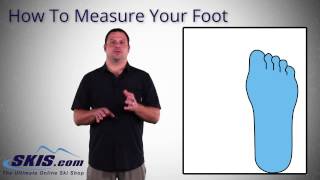 How to Measure Your Foot for Ski Boots [upl. by Terb654]