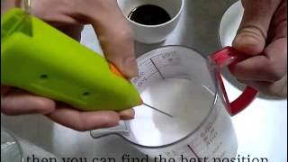 How To Make Latte Art with Mini Milk Frother [upl. by Ettegdirb]