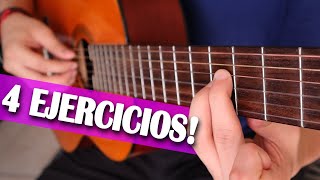 4 EJERCICIOS DIARIOS QUE UN PRINCIPIANTE EN GUITARRA DEBE PRACTICAR [upl. by Dorfman]