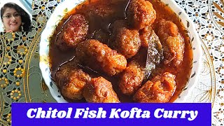 Chitol Fish Kofta Curry  Chital Muitha bengali fishcurry traditional Bengali Fish Recipe kofta [upl. by Nyllewell]