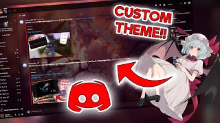 custom discord theme tutorial  custom background fonts etc  discord customization tutorial 2022 [upl. by Nimajaneb]