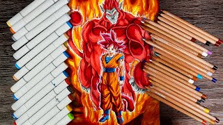 Drawing Goku God Great Ape Oozaru [upl. by Ailedua815]