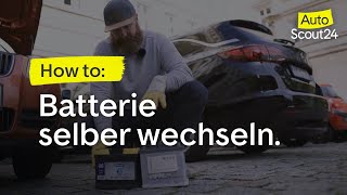 AutoScout24 Ratgeber Autobatterie selber wechseln [upl. by Anirehs908]