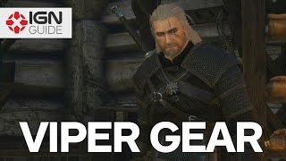 The Witcher 3 Hearts of Stone  Viper Witcher Gear Locations [upl. by Tabbi]