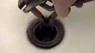 DIY Bathtub Drain Removal andor Installation Tool and Procedure [upl. by Bagley]