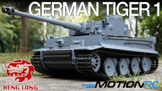 German Tiger 1  Heng Long TK60 RC Tank  Motion RC Overview [upl. by Trent]