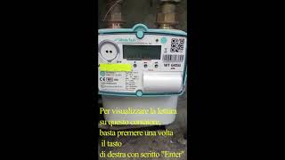 Lettura contatore gas Water Tech [upl. by Gibe799]