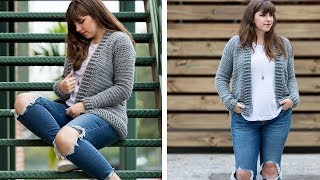 Crochet the Everyday Cardigan Sweater [upl. by Neros995]