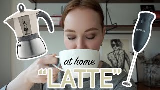 HOW TO MAKE A quotLATTEquot AT HOME moka pot  frother [upl. by Hannasus]