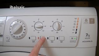 Hotpoint Aquarius WDL520 Washing Machine Demonstration [upl. by Chicky]