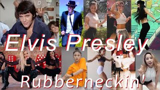 Elvis Presley Rubberneckin Extended Remix Shuffle Shapes amp HipHop Medley Dance to Rock Tribute [upl. by Ainocal]