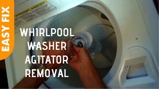 ✨ AGITATOR REMOVAL  WHIRLPOOL WASHER  Easy DIY Fix ✨ [upl. by Jeniece]