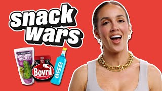 WWE Superstar Chelsea Green Rates British And American Food  Snack Wars [upl. by Colene]