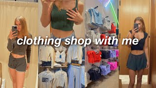 CLOTHING SHOP WITH ME VLOG  clothing haul [upl. by Shirl397]