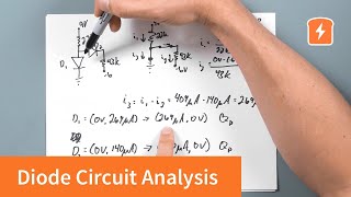 Solving Diode Circuits  Basic Electronics [upl. by Ayatahs649]