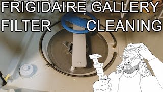 How to Clean Frigidaire Dishwasher Filter  Gallery [upl. by Ardussi]