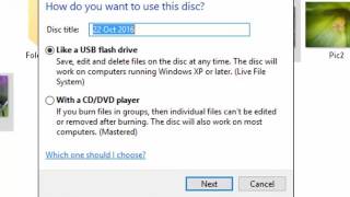 How to Burn Photos to a CD or DVD in Windows 10 [upl. by Arria]