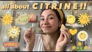 all about CITRINE   properties amp benefits [upl. by Enyehc]