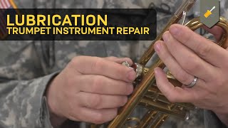 Lubrication Trumpet Instrument Repair [upl. by Yllil]