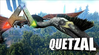 Taming A Quetzal  Ark Survival Evolved  The Island [upl. by Uwkuhceki]