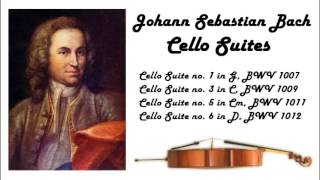 Johann Sebastian Bach  Cello suites in 432 Hz great for reading or studying [upl. by Yenwat]