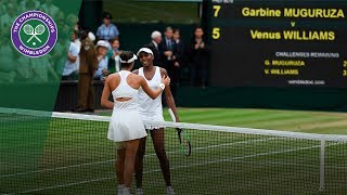 Garbiñe Muguruza v Venus Williams highlights  Wimbledon 2017 ladies singles final [upl. by Dulciana624]